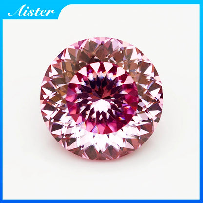 New Colors Round100 Faceted Cut Moissanite Loose Stone Diamond Russian Bird Nest Cut Moissanite Gemstone with GRA Certificate