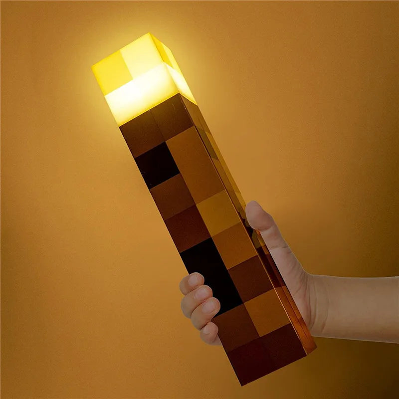 Room Decor Torch Lamp Rechargeable Handheld Adjustable Gift