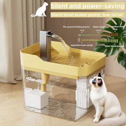 Cat Water Fountain Dispenser Filter Pet Home Drinker