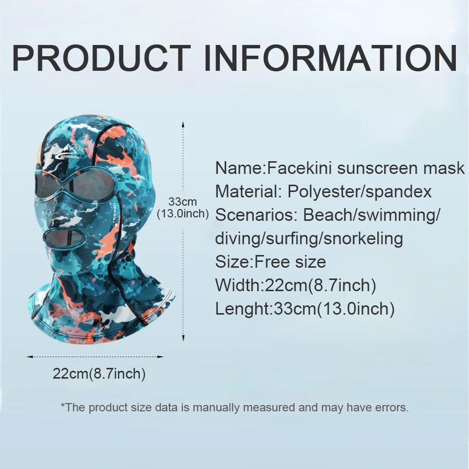 1Pcs Sunscreen Breathable UV Protective Seaside Outdoor Water Rafting Swimming