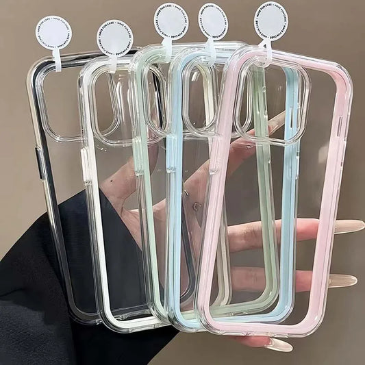 Clear Phone Case For APPLE iPhone Acrylic Shockproof Bumper Cover