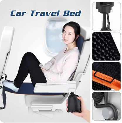 Travel Hammock Travel Sleeping Bed Bus Hammock Accessories Rests Feet Legs Sleep Artifact Plane Flight