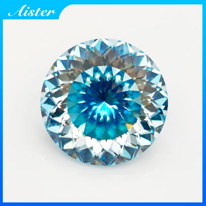 New Colors Round100 Faceted Cut Moissanite Loose Stone Diamond Russian Bird Nest Cut Moissanite Gemstone with GRA Certificate
