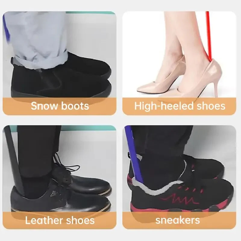 1pc Long Plastic Shoe Horns Spoons Wearing Shoe