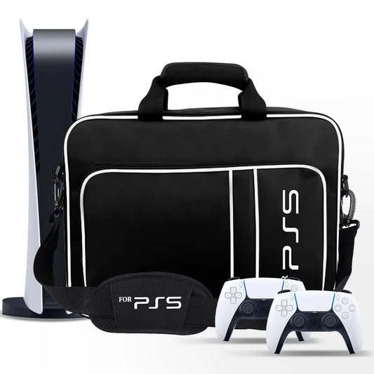 PS5 Travel Case Protective Bag Controllers Game Cards Headset NEW