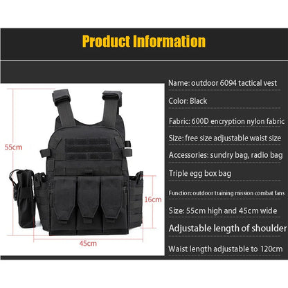 Tactical Army Vest Combination Training Multi-function