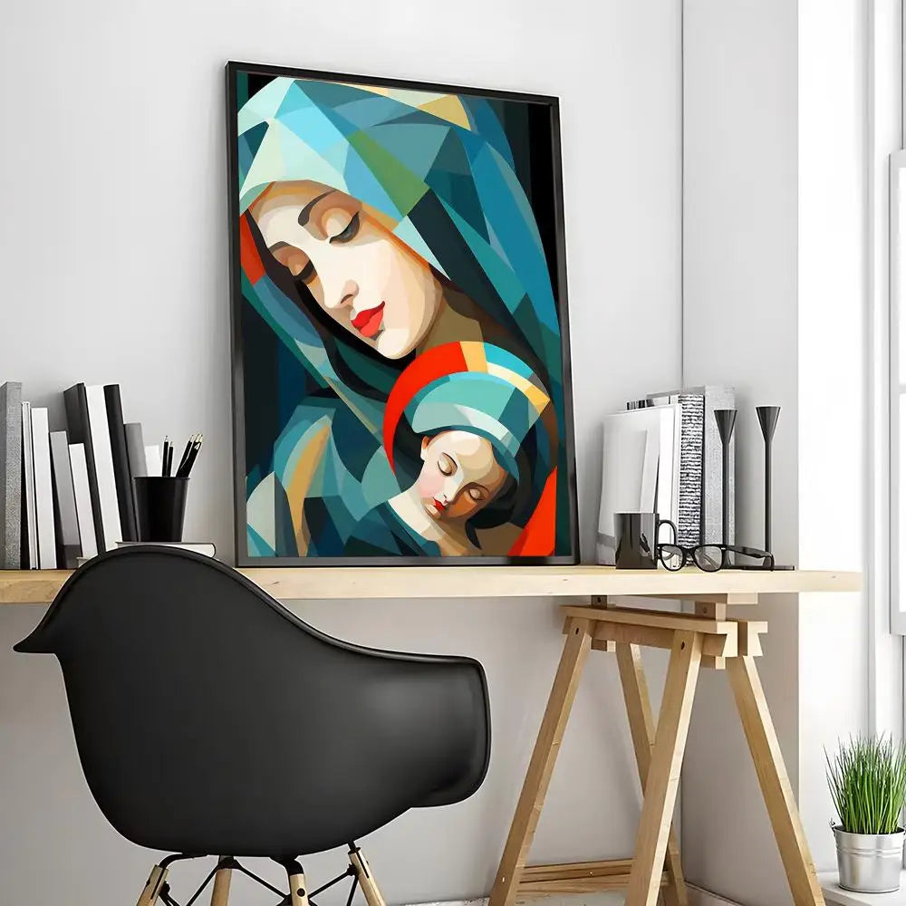 Picasso Painting Calligraphy Canvas Poster: Crease Free Waterproof Durable All Space Wall Decor