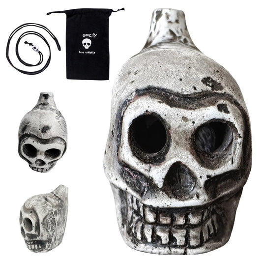Whistle Skull Spooky Human Scream Loud Whistle Battle Whistle Camping Emergency Tools