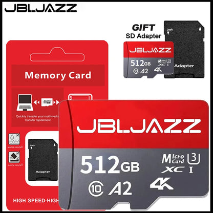 Micro SD Memory Card U3 V30 512GB 256GB 128GB 64GB for Phone GoPro Camera Nintendo Switch NEW