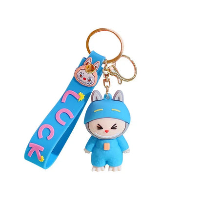 Labu Doll Key Chain Couple Schoolbag Pendant