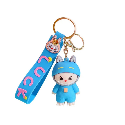 Labu Doll Key Chain Couple Schoolbag Pendant