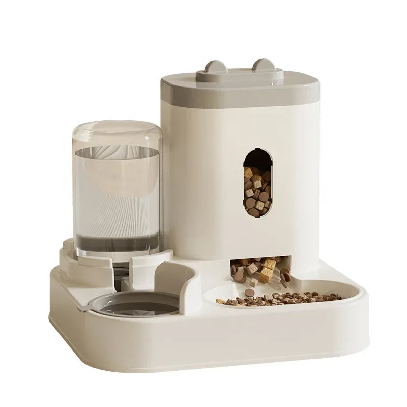 Pet Cat Feeding Water Food Feeder Dispenser multi-functional Dog