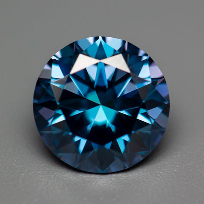 Pink Black Green Blue Yellow Purple Gray Red Loose Moissanite with Certificate Round Moissanite Stone GRA Diamonds Gemstones