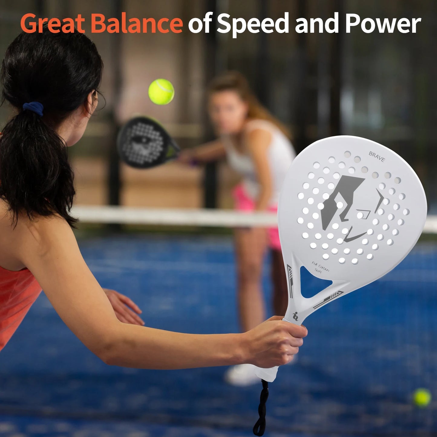 Padel Tennis Rackets Racquets Carbon Fiber EVA Memory PRO