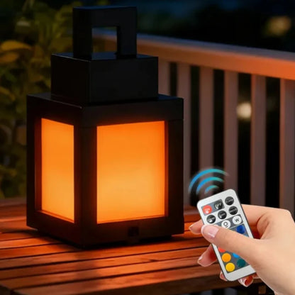 Lantern Night Light MultiColor LED Light Remote Control Desk & Wall Mountable Home Decor