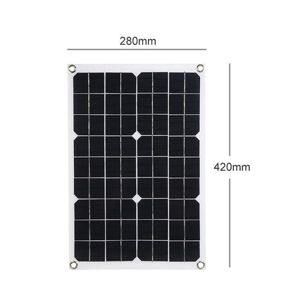 1200W Solar Panel 12V Battery Charger Dual USB