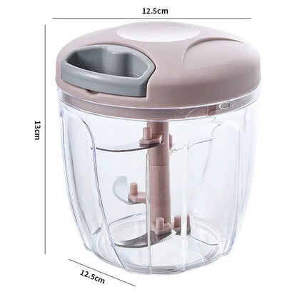 Crusher Vegetable Onion Cutter Kitchen Cooking Accessories 500/900ML Manual Meat Mincer Garlic Chopper Rotate GarlicPress