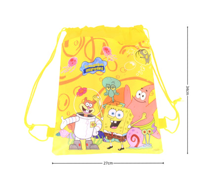 Cartoon SpongeBob Theme Birthday Party Balloon Disposable Tableware Mask Flag Candy Box Backpack Baby Shower party supplies