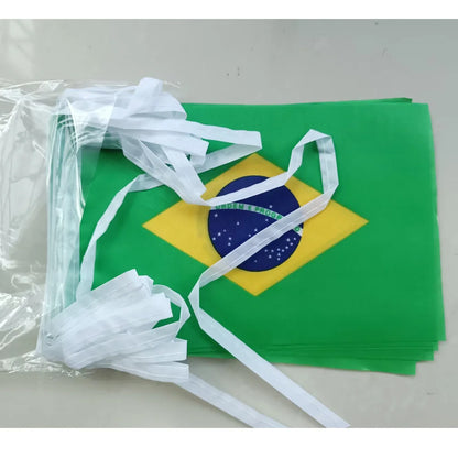 20pcs/set Brazil flags Pennant String Banner Buntings Political Party Elections