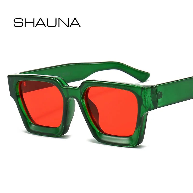 Square Sunglasses Retro Tinted Shades UV400