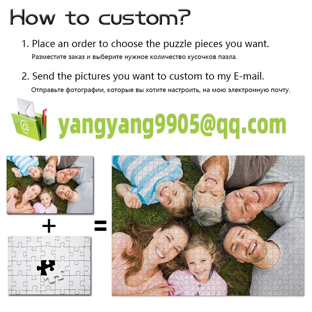 Custom Puzzle Your Own Personalized Picture Puzzle Diy Love