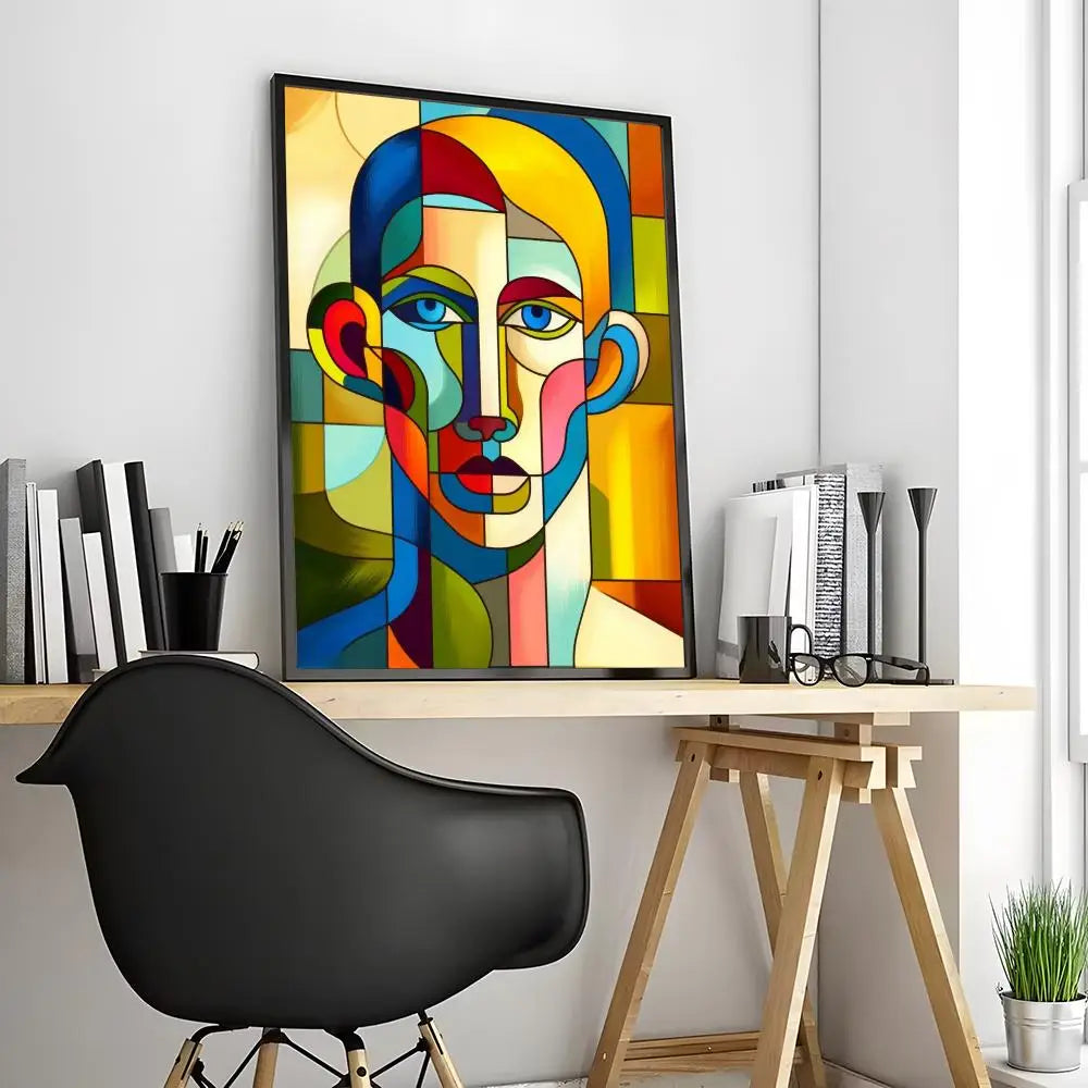 Picasso Painting Calligraphy Canvas Poster: Crease Free Waterproof Durable All Space Wall Decor