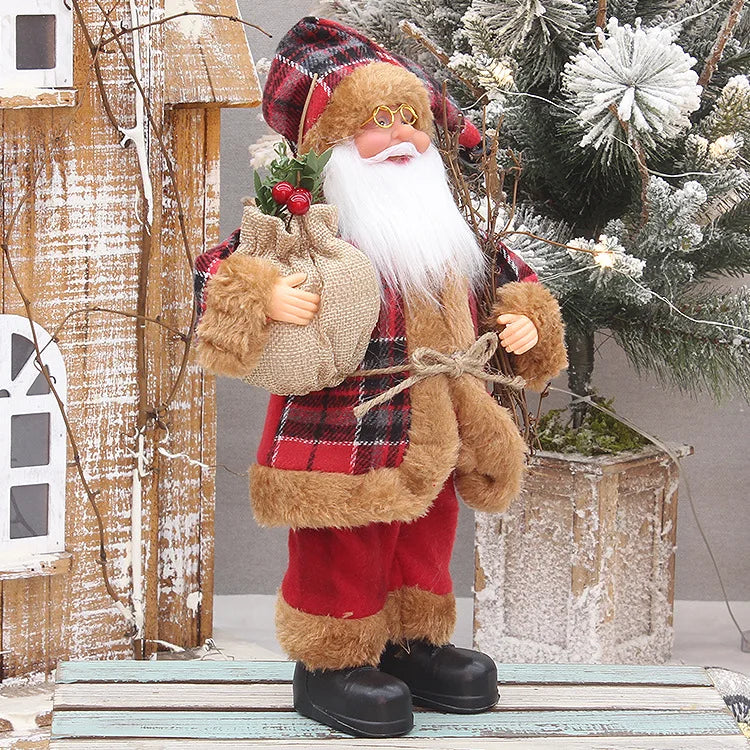 Christmas Holiday Home Decor Santa Claus 30cm
