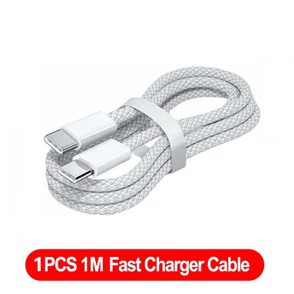 65W USB C Charger 2-Port Phone Charger For iPhone Samsung Xiaomi Type C EU/US Plug Wall Charger