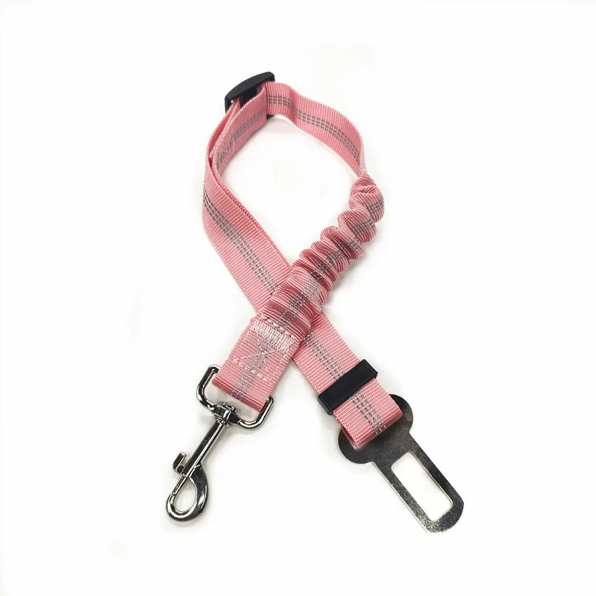 Pet Dog Seat Belt Adjustable Travel Car Safety Harnesses Lead Restraint Reflective Strap