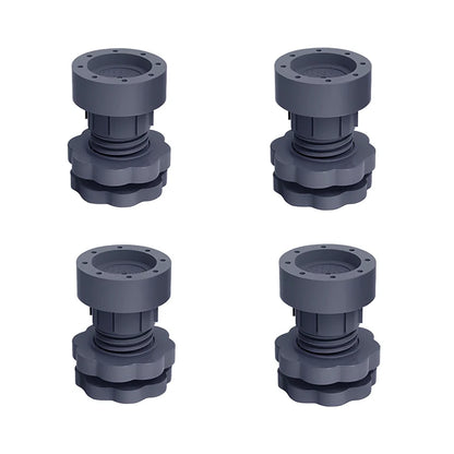 4pc Universal Adjustable Height Washing Machine Foot Pads Silent Skid Raiser Mat Washing Machine Support Dampers Stand Furniture