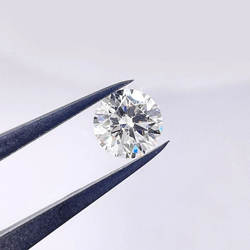 Lab Diamond 0.25ct Round HPHT Treatment D/E/F Color VS Clarity Diamond Gem