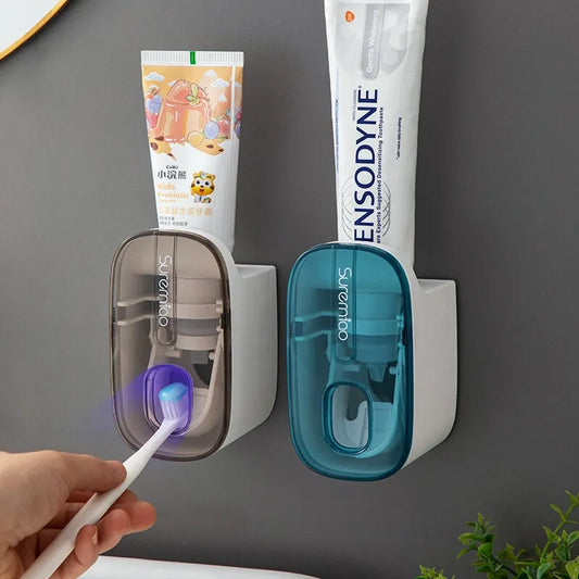 1X Automatic Toothpaste Dispenser Bathroom Accessories Wall Mount