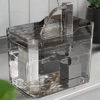 Cat Water Fountain Dispenser Filter Pet Home Drinker