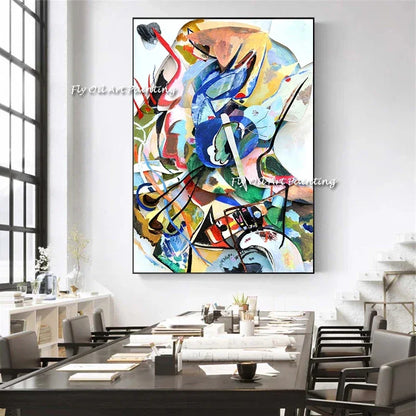 Oil painting Wassily Kandinsky Abstract Canvas Art Paintings Artwork