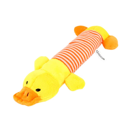 Dog Fleece Toys Squeak Chew Sound Dolls Pet Funny Plush Toys