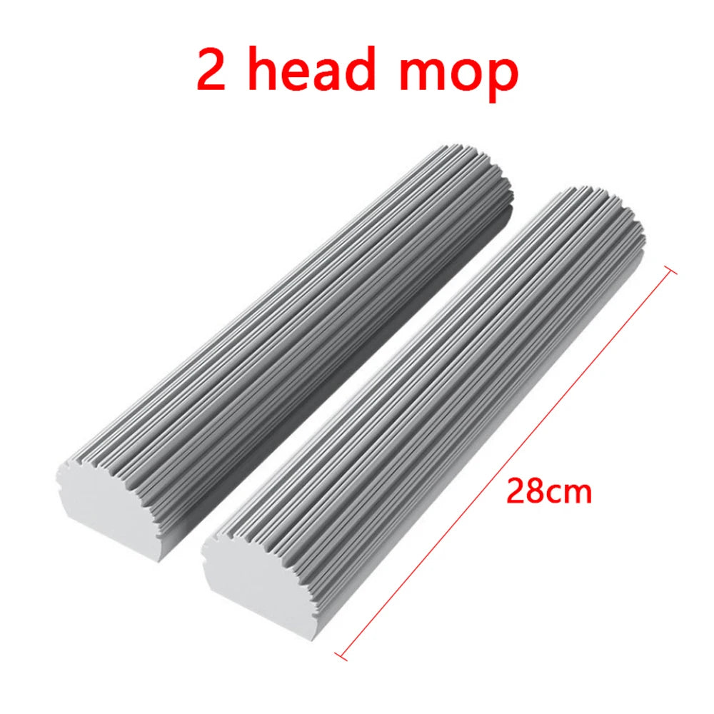 Self-Squeezing Flat Mop with Reusable Sponge Head Household Floor Cleaning Tool