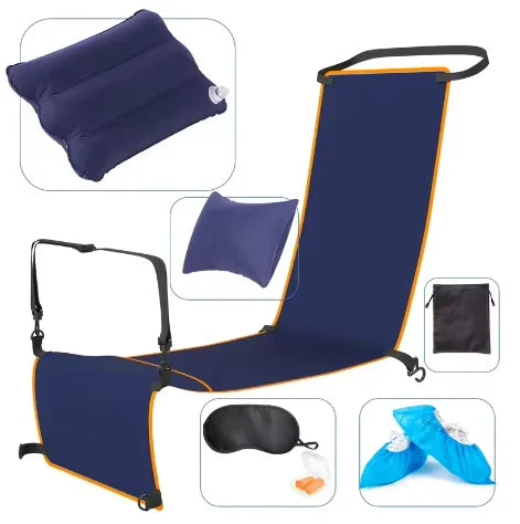 Travel Hammock Travel Sleeping Bed Bus Hammock Accessories Rests Feet Legs Sleep Artifact Plane Flight