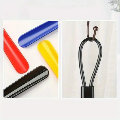 1pc Long Plastic Shoe Horns Spoons Wearing Shoe