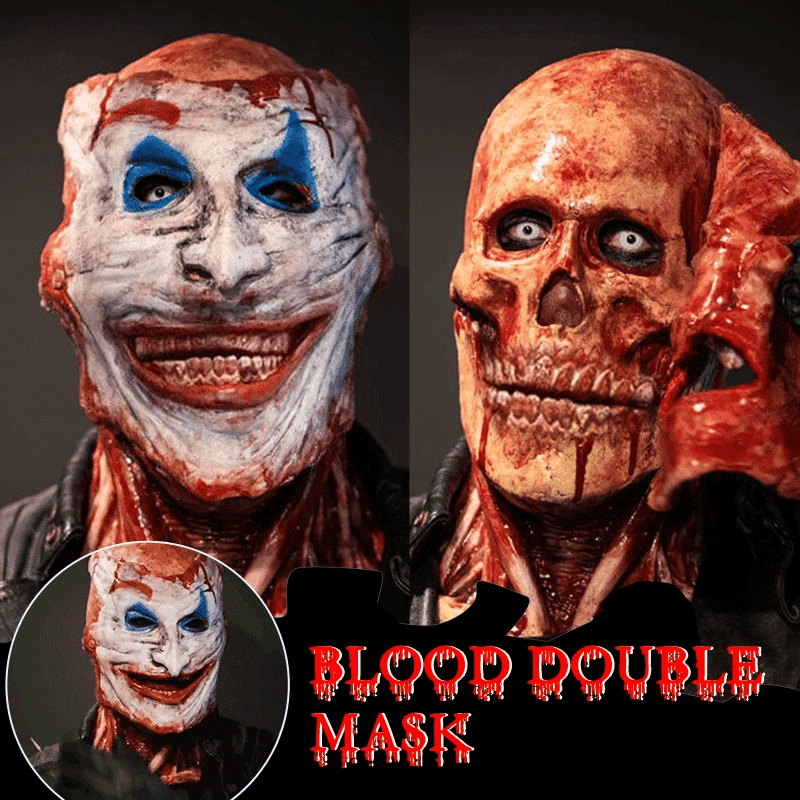 Scary Halloween Mask Tear-Off Type Skeleton Latex Mask Cosplay