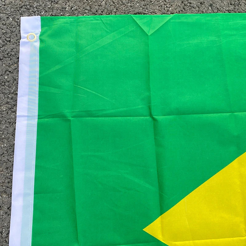 Brazil Flag Hanging Polyester Digital Print Brasil Brazilian Banner