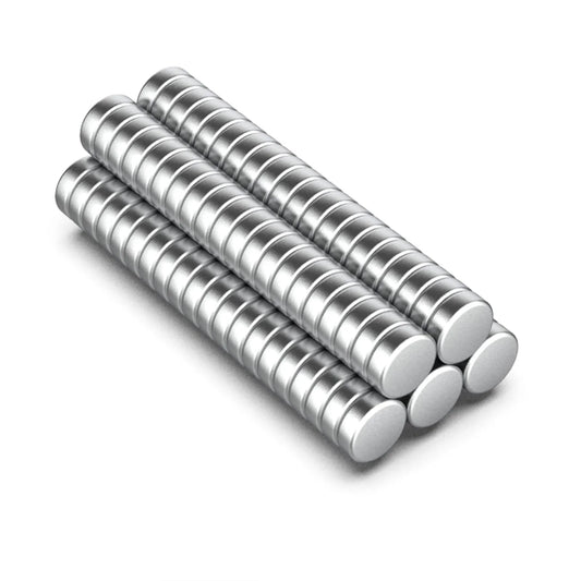 50/100/200 Piece Super Powerful Magnets Strong Disc Magnets for Fridge, DIY, Building, Scientific, Craft, Education