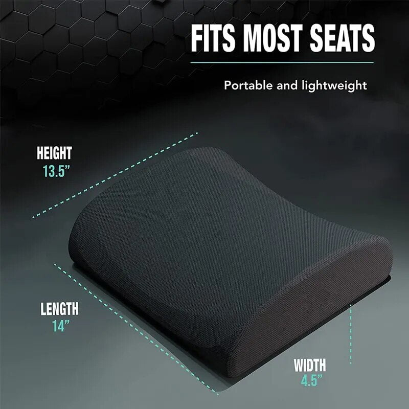 Curve Lumbar Pad Memory Foam Multipurpose for Chairs Car Seats