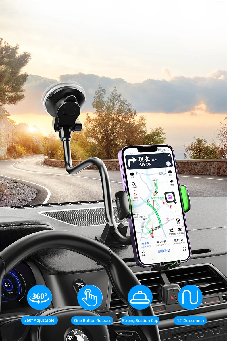 Car Windshield/Dashboard/Window Phone Holder Mount