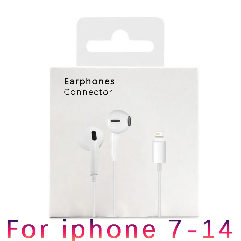 Earphones Type-C Earbuds Apple Lightning Headphones Iphone Samsung