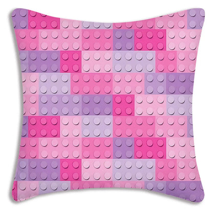 Cool For Legos Game Pillow Covers Cartoon Sofa Decorative Home Double-sided Printing Short Plush Cute Cushion Cover