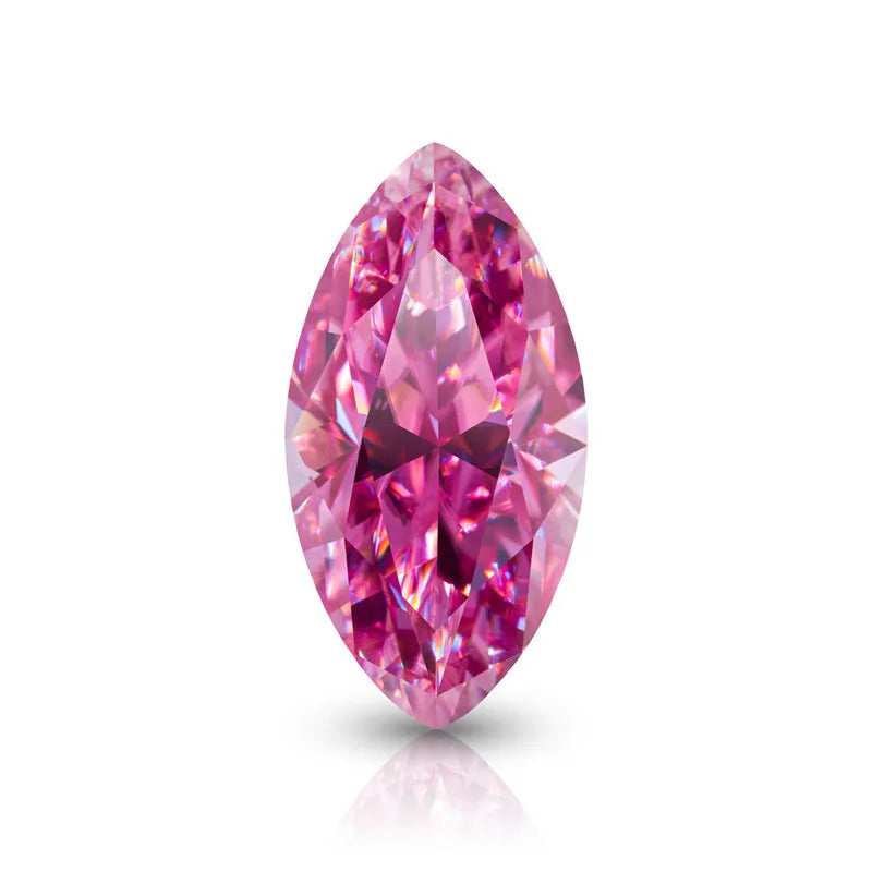 Pink Moissainte Diamond Stone 0.5ct-3ct D Color Gemstone Loose Gemstones Passed Diamond Tester GRA Certificate Ring Material