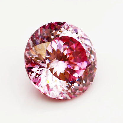 New Colors Round100 Faceted Cut Moissanite Loose Stone Diamond Russian Bird Nest Cut Moissanite Gemstone with GRA Certificate