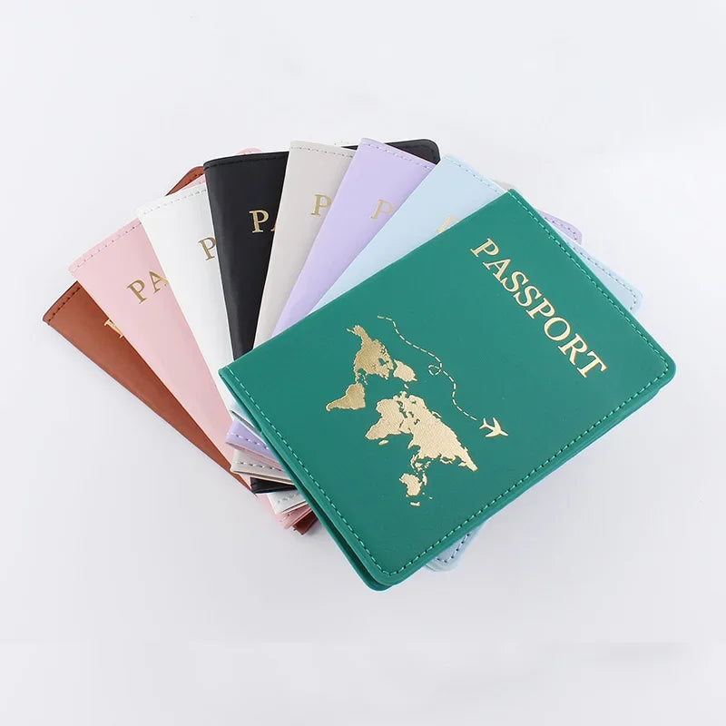 Passport Cover World Thin Slim Travel Passport Holder Wallet