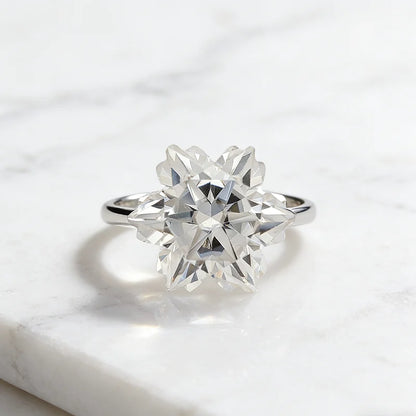 RARE Snowflake Cut Moissanite Loose Stones D Color Moissanite Certificate
