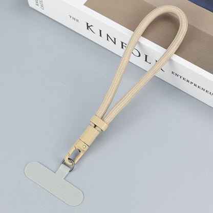 Universal Adjustable Mobile Phone Lanyard Short Wrist Strap with Self-locking Anti-drop Design Durable Polyester Phone Strap